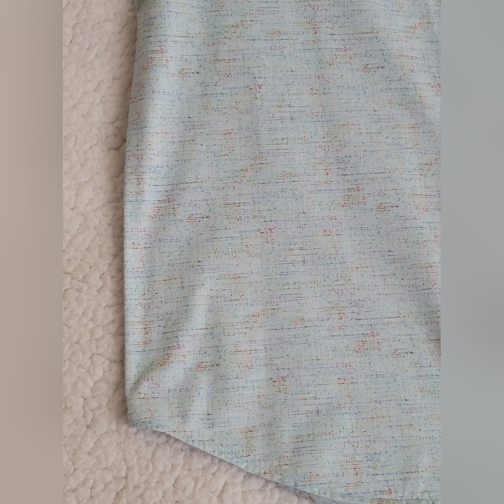 Bugatchi Sky Blue Patterned Button Down Shirt Siz… - image 5